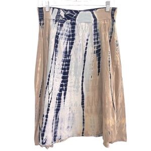 TRYST VINTAGE BOHO MULTI TIE DYE PRINT SKIRT